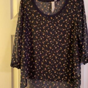 Robin K sheer tee M
